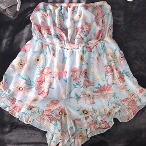 FOREVER21 BABY FLORAL ROMPER